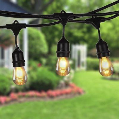 Lumières solaires pour jardin en plein air pour les fêtes de mariage de Noël