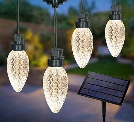 Éclairage extérieur 220v Festoon Globe Lamp Garland B22 E27 Socket String Light