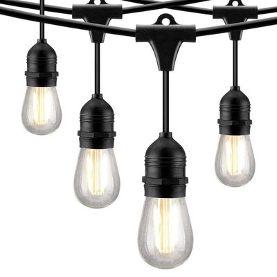 Contrôleur inclus 48 pieds étanches extérieures LED lampes à chaîne