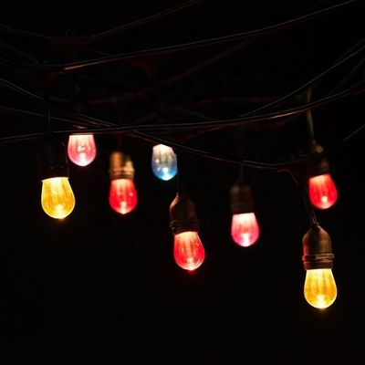 Lumière de fées en cuivre multi-couleur LED RGB Xmas