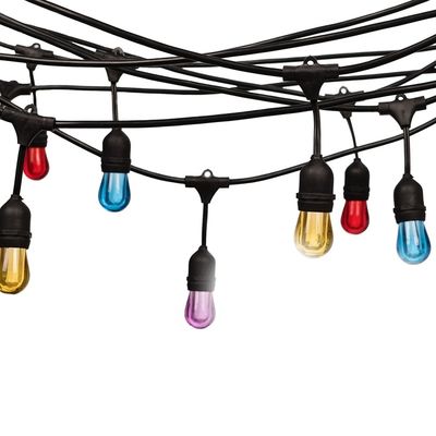 Lumière de fées en cuivre multi-couleur LED RGB Xmas