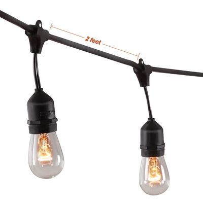 Nom de la fête Noël HENGYU Affichage LED Lumière à cordes pour vêtements pour femmes