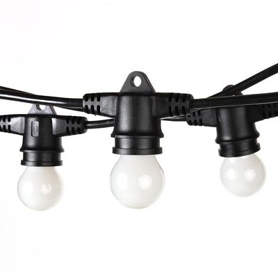 Style de Noël 48ft S14 LED Edison ampoules à cordes lumières pour l' extérieur intérieur
