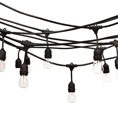 Lumière de jardin Globe Garland Lumière d' alimentation par câble Festoon Lumières à cordes pour mariage