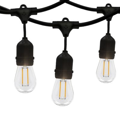 Lumière de jardin Globe Garland Lumière d' alimentation par câble Festoon Lumières à cordes pour mariage