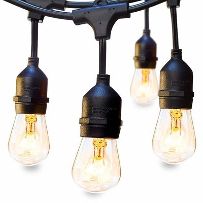 Festoon Garland Lumière LED Lumières à ceinture d'ampoule transparente Lumières à basse tension