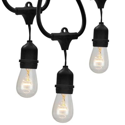 Festoon Garland Lumière LED Lumières à ceinture d'ampoule transparente Lumières à basse tension