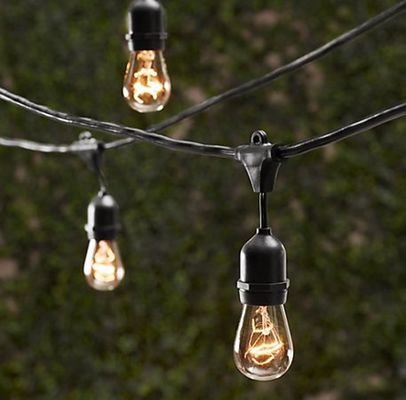 100V-220V Taille personnalisée Guirlande LED étoilée pour jardin en plein air