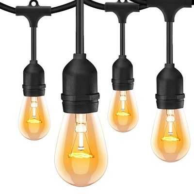 Patio RGB IP65 étanche à l'eau chaud blanc LED extérieur lampes à cordes