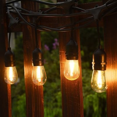 Patio RGB IP65 étanche à l'eau chaud blanc LED extérieur lampes à cordes