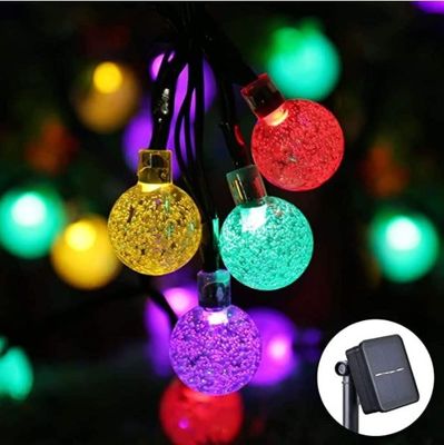 Décoration extérieure en PVC Dimmable étanche à l'écrasement LED lampe de fée solaire