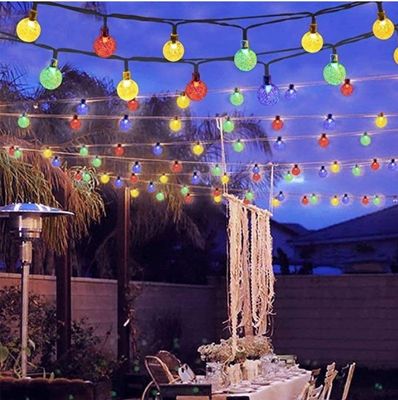 Décoration extérieure en PVC Dimmable étanche à l'écrasement LED lampe de fée solaire