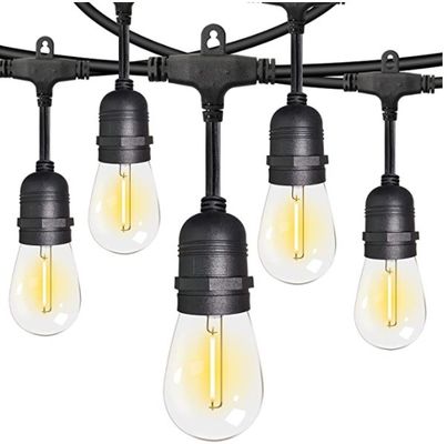 100V-220V Lumière extérieure à cordes Lampe d'arbre pour restaurer les anciennes façons de fête
