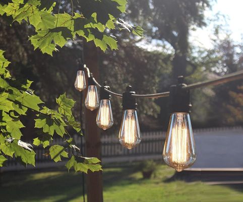 Lumières solaires pour jardin en plein air pour les fêtes de mariage de Noël