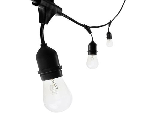 25ft 48ft ampoule claire LED G40 Globe Soleil LED Lumières à cordes Pour la décoration des fêtes