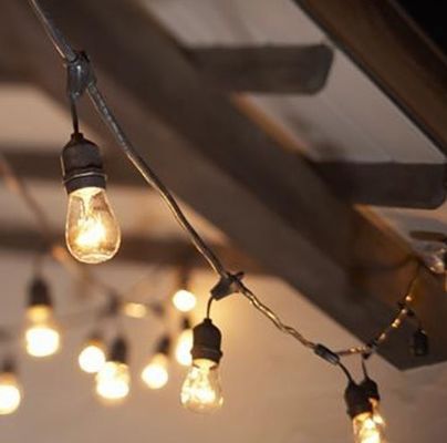 25ft 48ft ampoule claire LED G40 Globe Soleil LED Lumières à cordes Pour la décoration des fêtes
