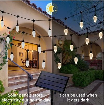 Éclairage extérieur 220v Festoon Globe Lamp Garland B22 E27 Socket String Light